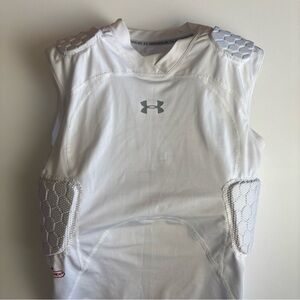 Under Armour Gameday Pro 5-Pad Football Compression Top Shirt HeatGear Men Small